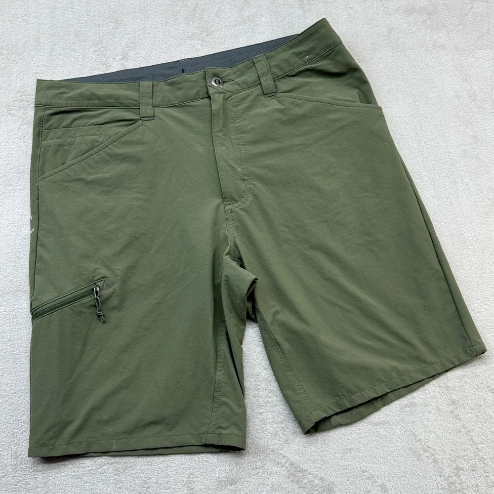 Patagonia Quandary Shorts Mens 33 Green Hiking Outdoor Technical Camping Trek